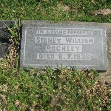 POCKLEY Sidney William -1936