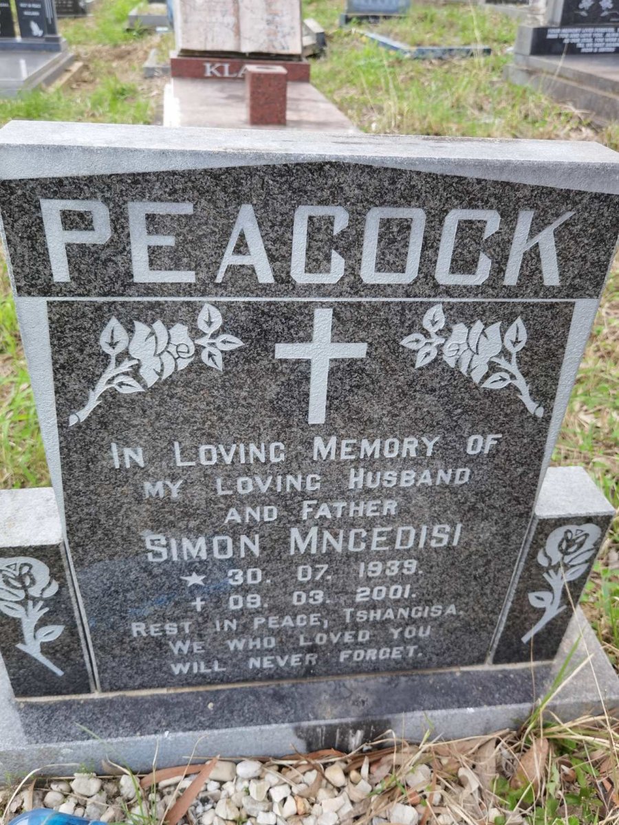PEACOCK Simon Mncedisi 1939-2001