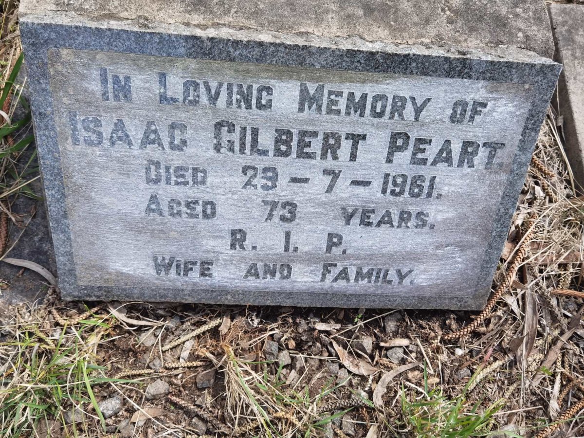 PEART Isaac Gilbert -1961