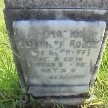 ROUSE Johanna Elizabeth nee BOSHOFF -1962