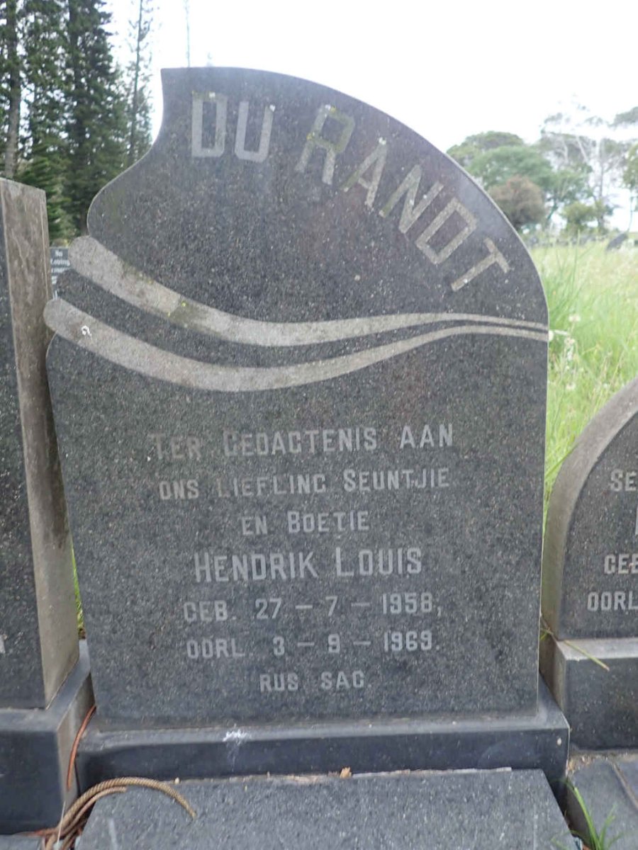 RANDT Hendrik Louis, du 1958-1969