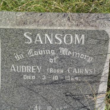 SANSOM Audrey nee CAIRNS -1964