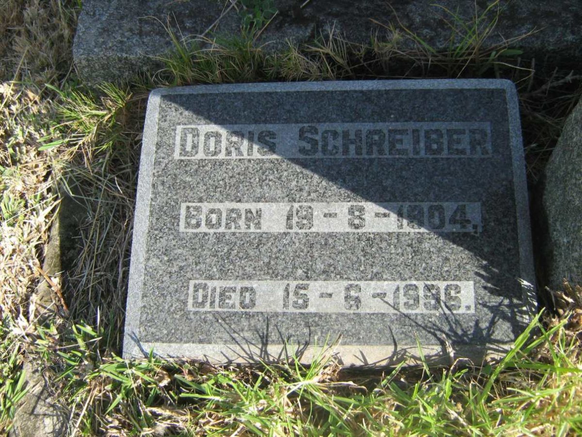 SCHREIBER Doris 1904-1996