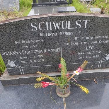 SCHWULST Leo 1912-1983 &amp; Johanna Francina 1922-2001