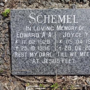 SCHEMEL Edward A.A. 1928-1996 & Joyce Y. 1937-2011