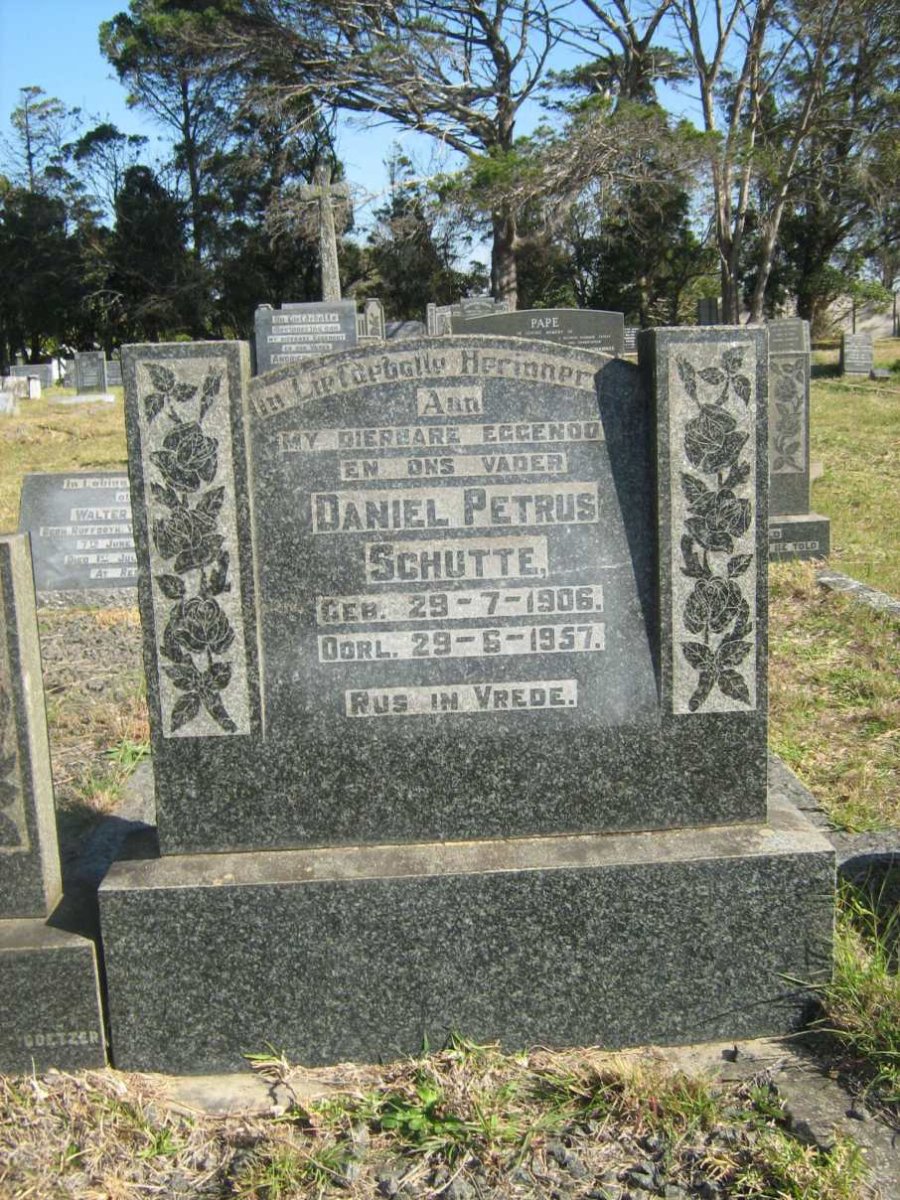 SCHUTTE Daniel Petrus 1906-1957