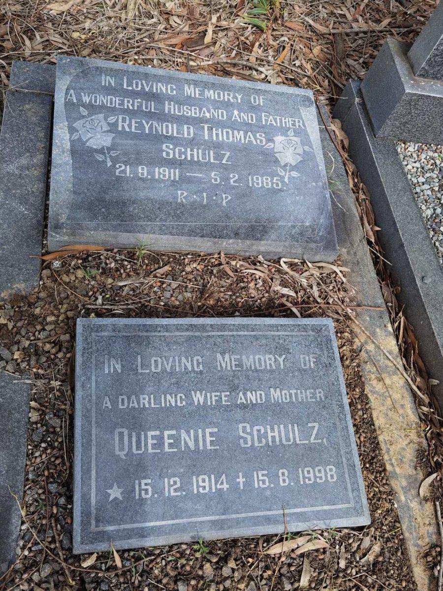 SCHULZ Reynold Thomas 1911-1985 & Queenie 1914-1998