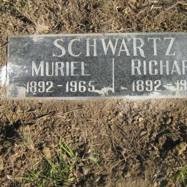 SCHWARTZ Richard 1892-1945 &amp; Muriel 1892-1965