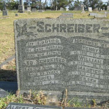 SCHREIBER Leo -1944 &amp; Muriel 1880-1972 :: SCHREIBER Henry 1910-1975