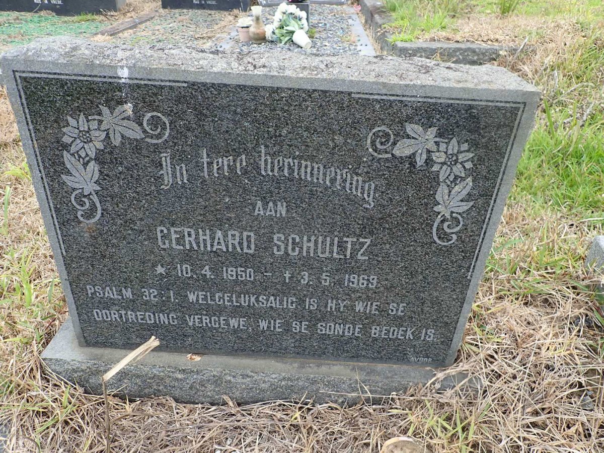 SCHULTZ Gerhard 1950-1969