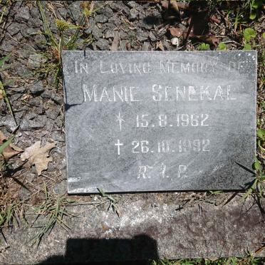 SENEKAL Manie 1962-1992