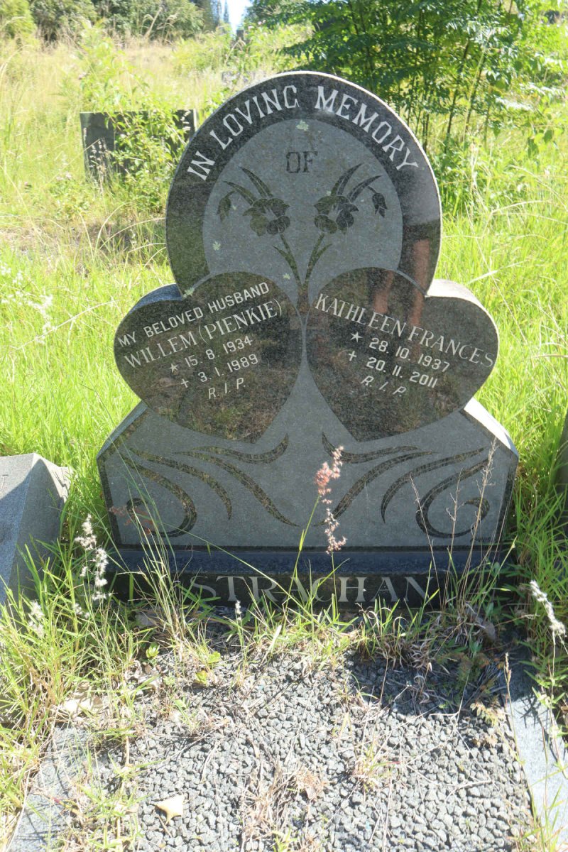 STRACHAN Willem 1934-1989 &amp; Kathleen Frances 1937-2011