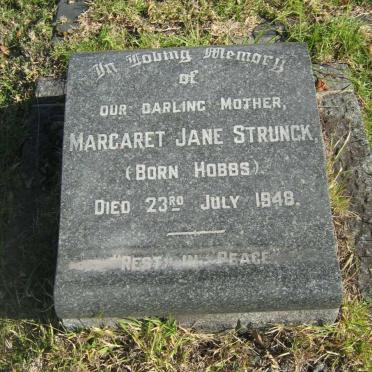 STRUNCK Margaret Jane nee HOBBS -1948