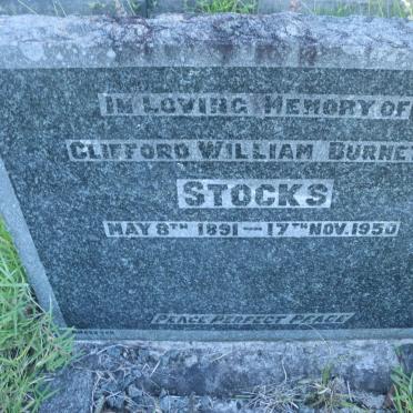 STOCKS Clifford William Burnett 1891-1950