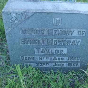 TAYLOR Ethel Mowbray 1890-1951