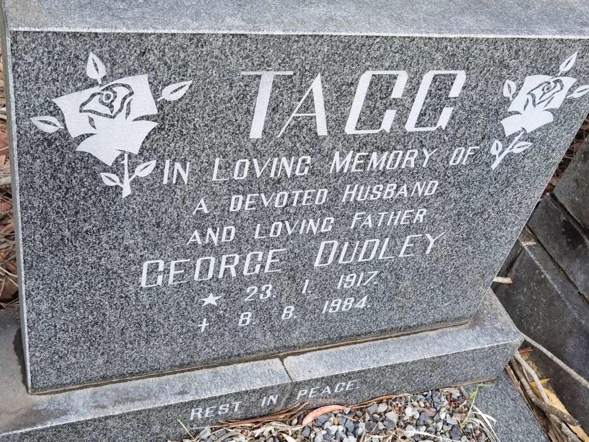 TAGG George Dudley 1917-1984
