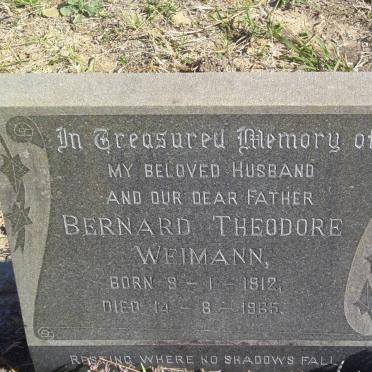 WEIMANN Bernard Theodore 1912-1965