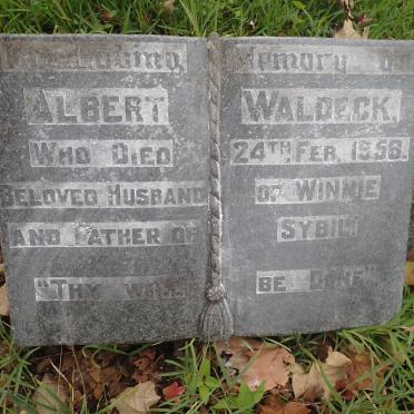 WALDECK Albert -1958