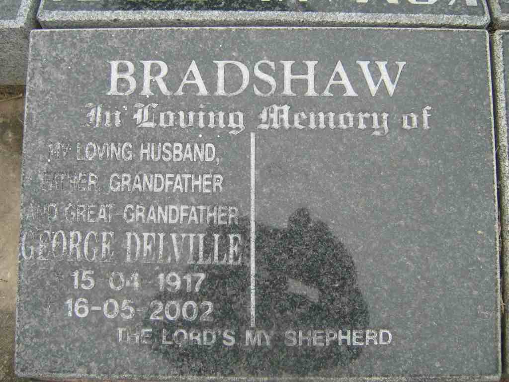 BRADSHAW George Delville 1917-2002