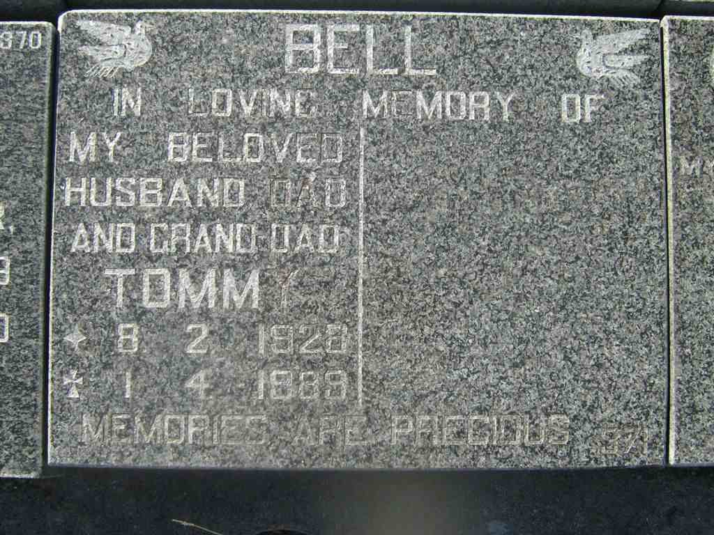 BELL Tommy 1928-1989