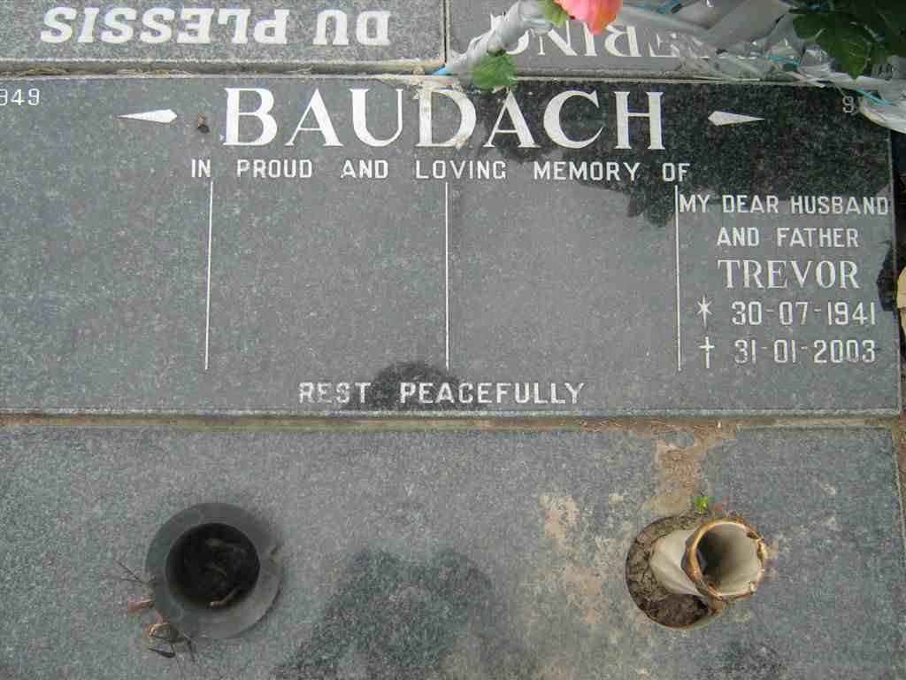 BAUDACH Trevor 1941-2003