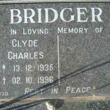 BRIDGER Clyde Charles 1935-1996