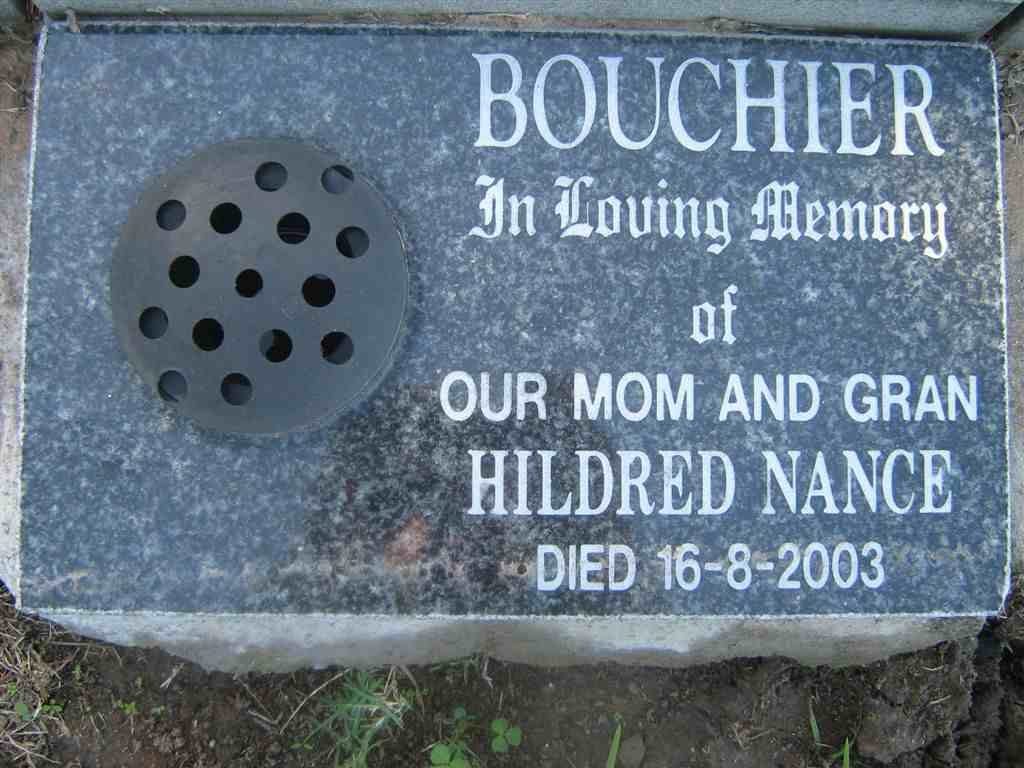 BOUCHIER Hildred Nance -2003