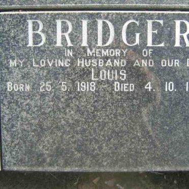 BRIDGER Louis 1918-1992