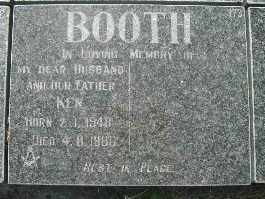 BOOTH Ken 1948-1986