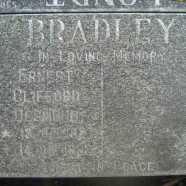 BRADLEY Ernest Clifford Desmond 1927-1992