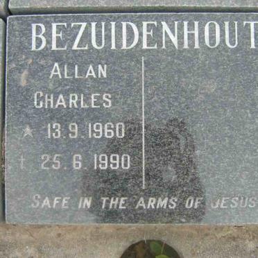 BEZUIDENHOUT Allan Charles 1960-1990