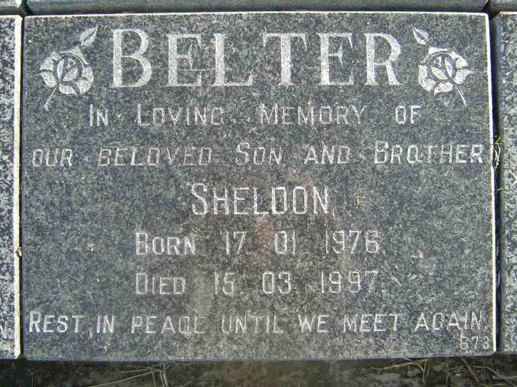 BELTER Sheldon 1976-1997