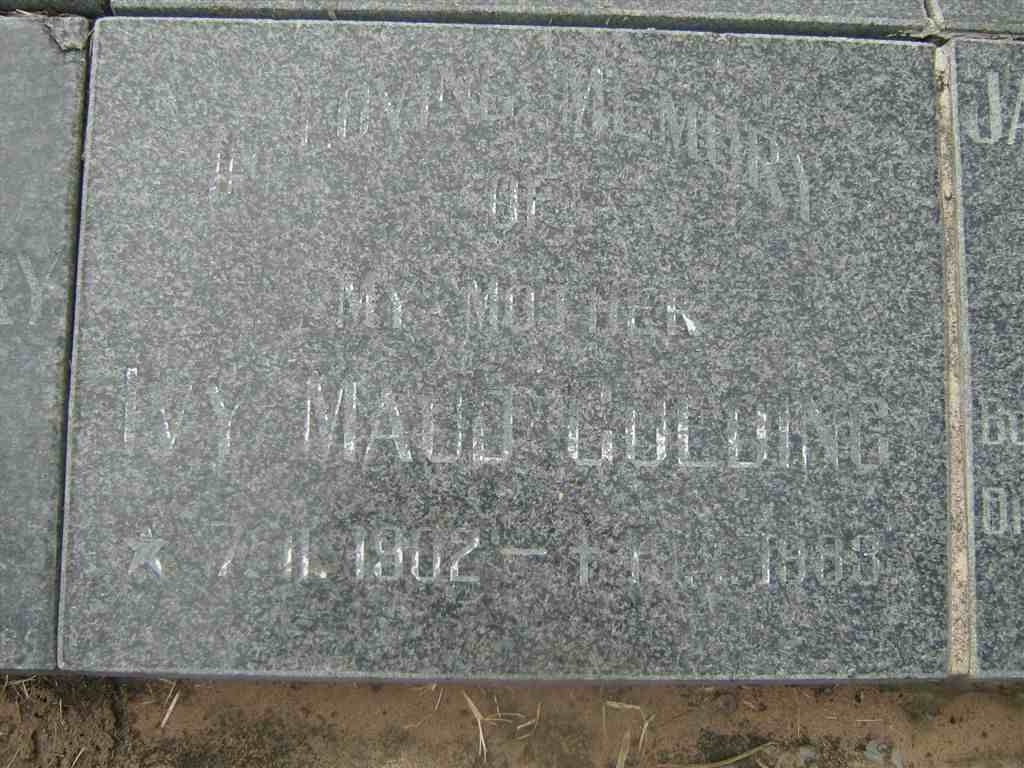 GOLDING Ivy Maud 1902-1983