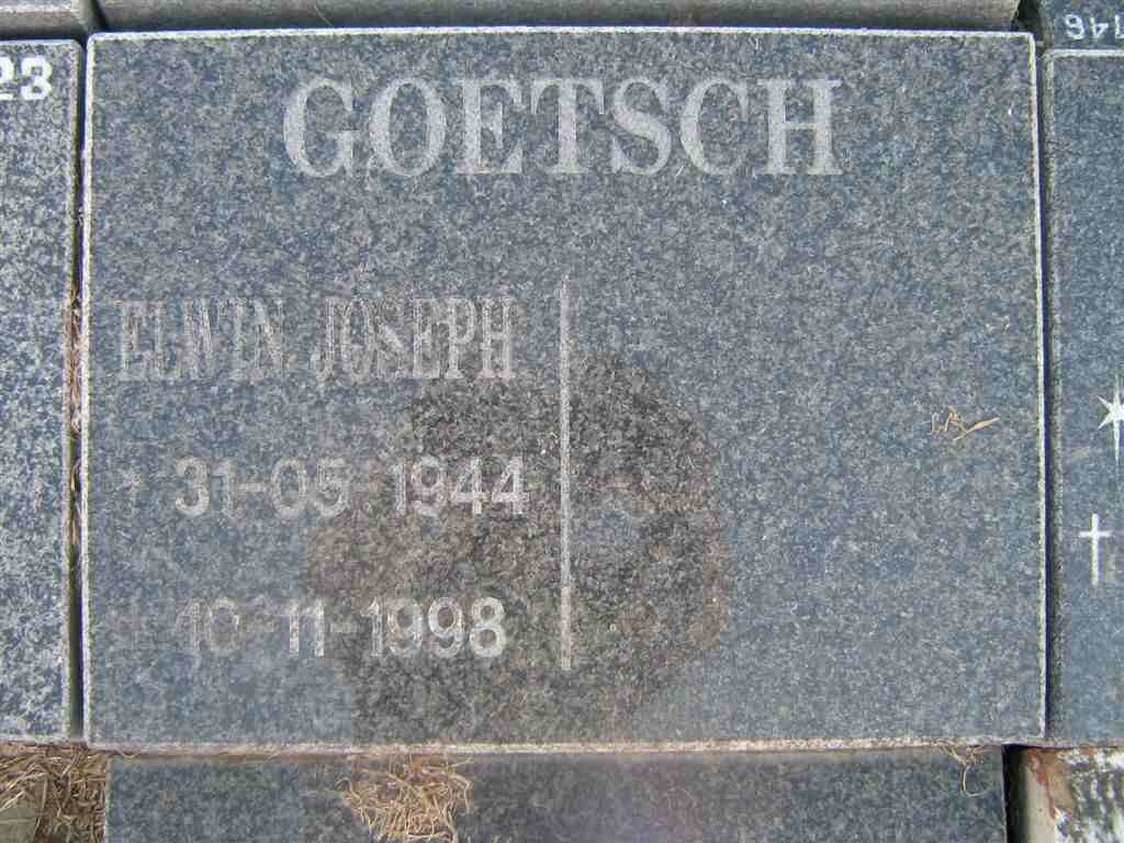 GOETSCH Elwin Joseph 1944-1998