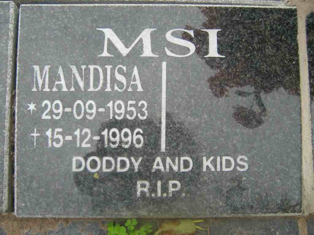 MSI Mandisa 1953-1996