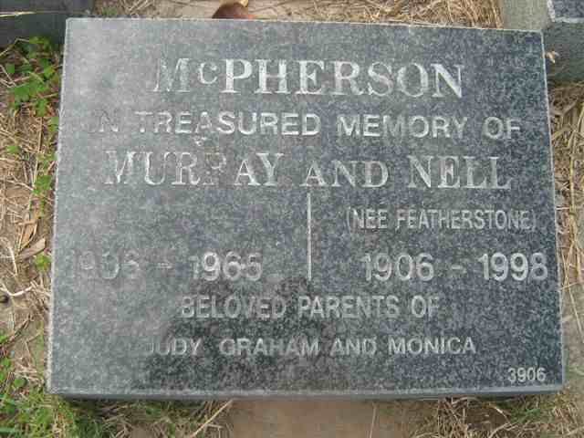 McPHERSON Murray 1906-1965 &amp; Nell FEATHERSTONE 1906-1998