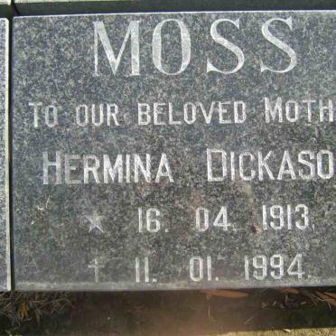 MOSS Hermina Dickason 1913-1994