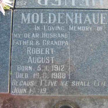 MOLDENHAUER Robert August 1912-1988