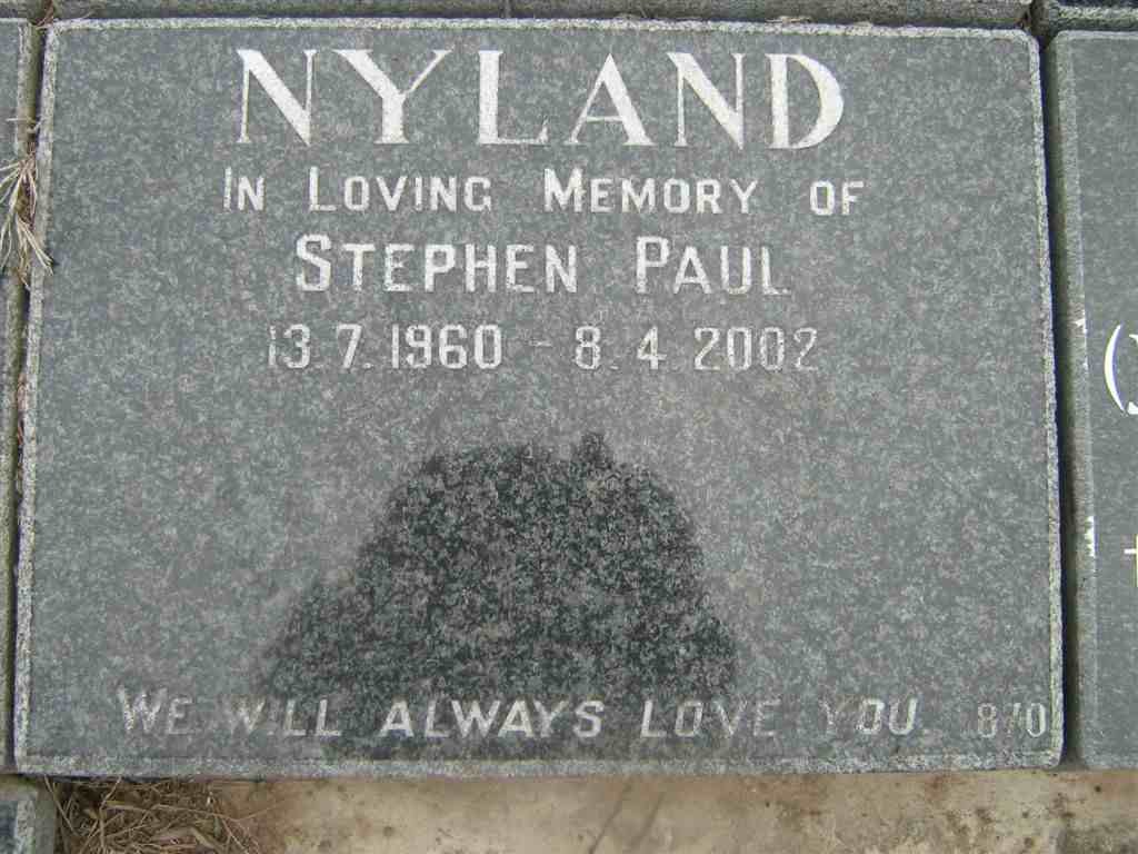 NYLAND Stephen Paul 1960-2002