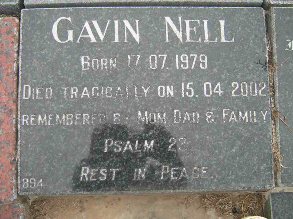 NELL Gavin 1979-2002