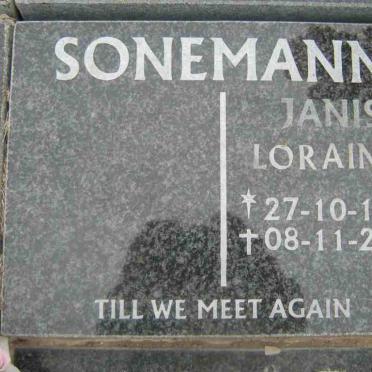 SONEMANN Janis Loraine 1948-2001