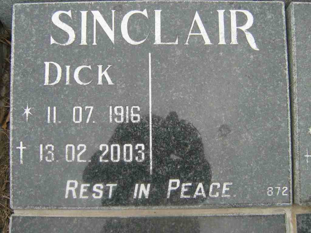 SINCLAIR Dick 1916-2003