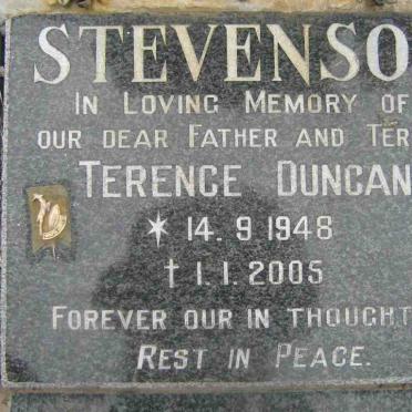 STEVENSON Terence Duncan 1948-2005