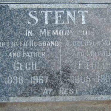 STENT Cecil 1898-1967 &amp; Ethel 1905-1939