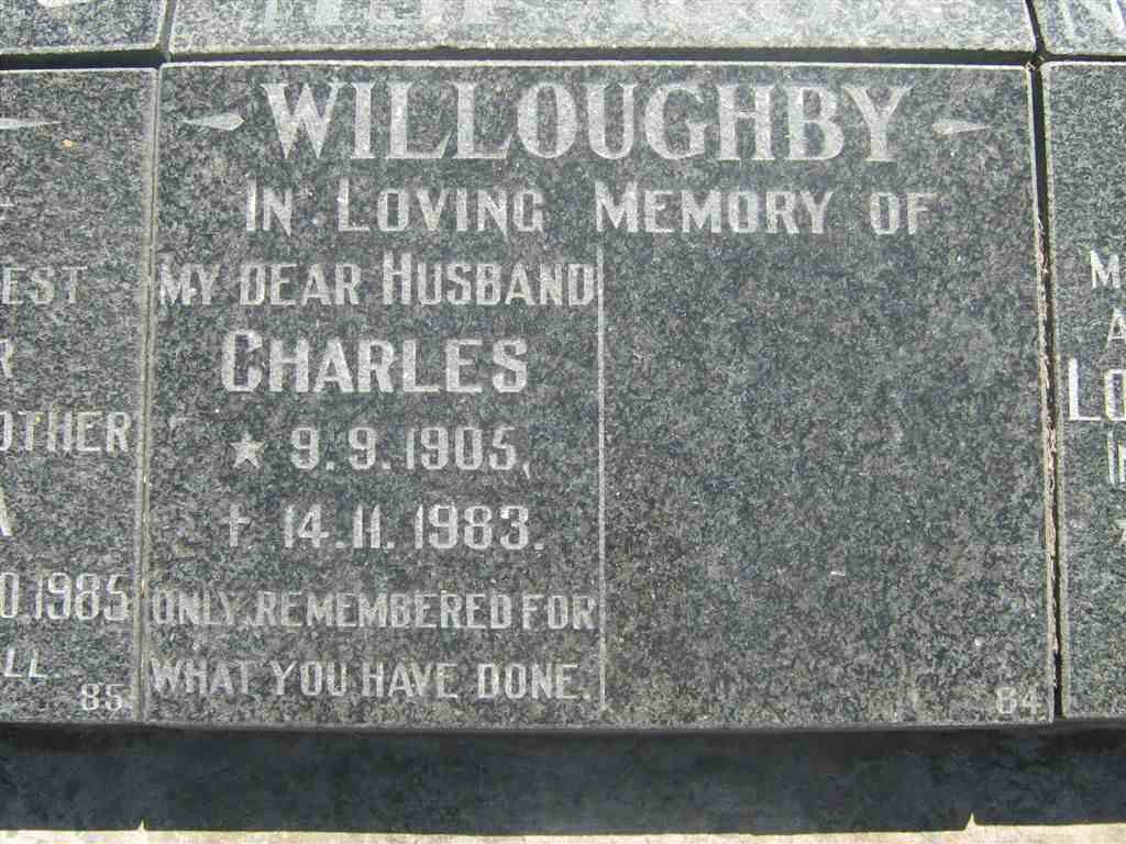 WILLOUGHBY Charles 1905-1983