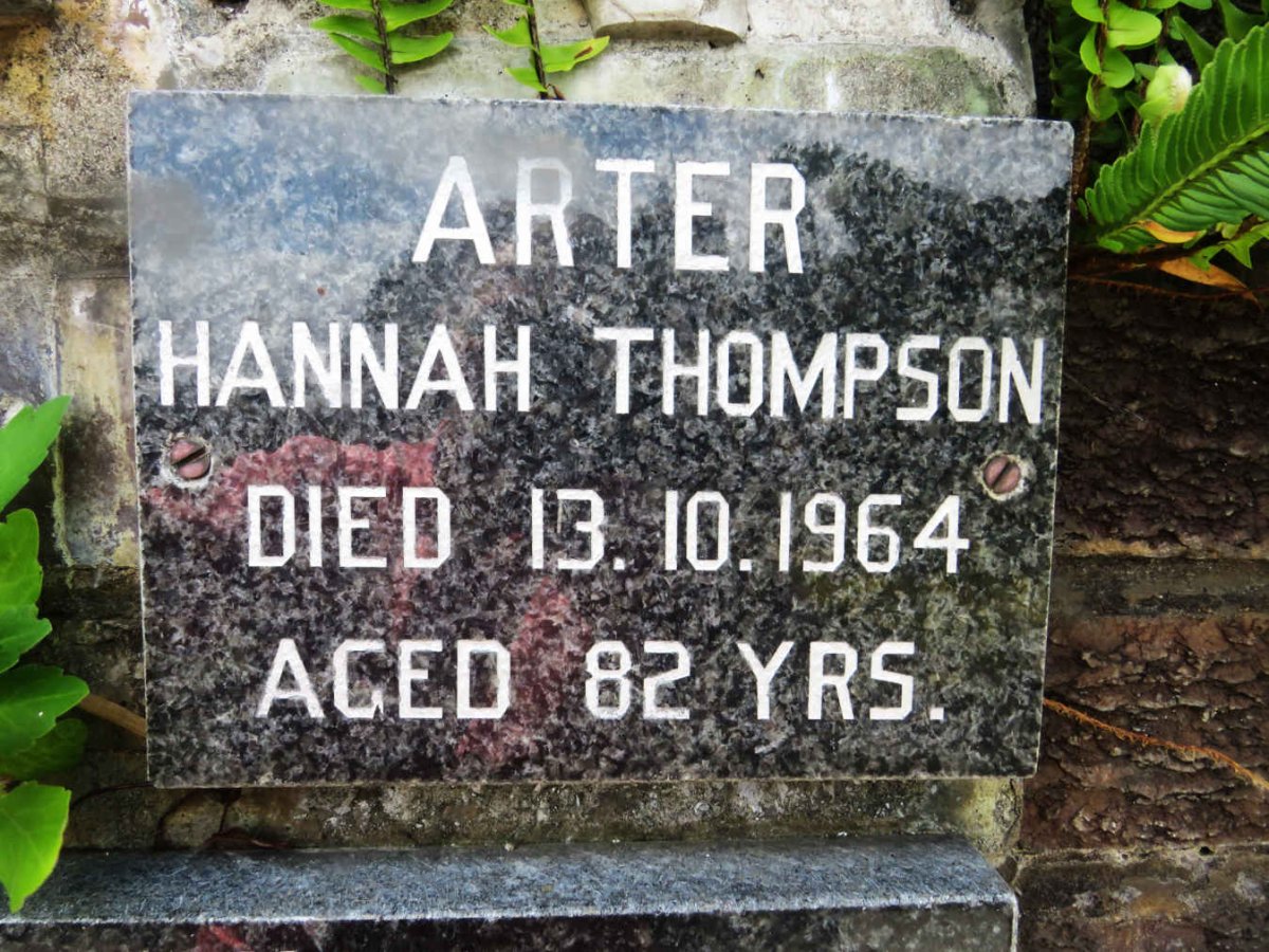 ARTER Hannah Thompson -1964