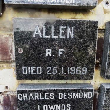 ALLEN R.F. -1969