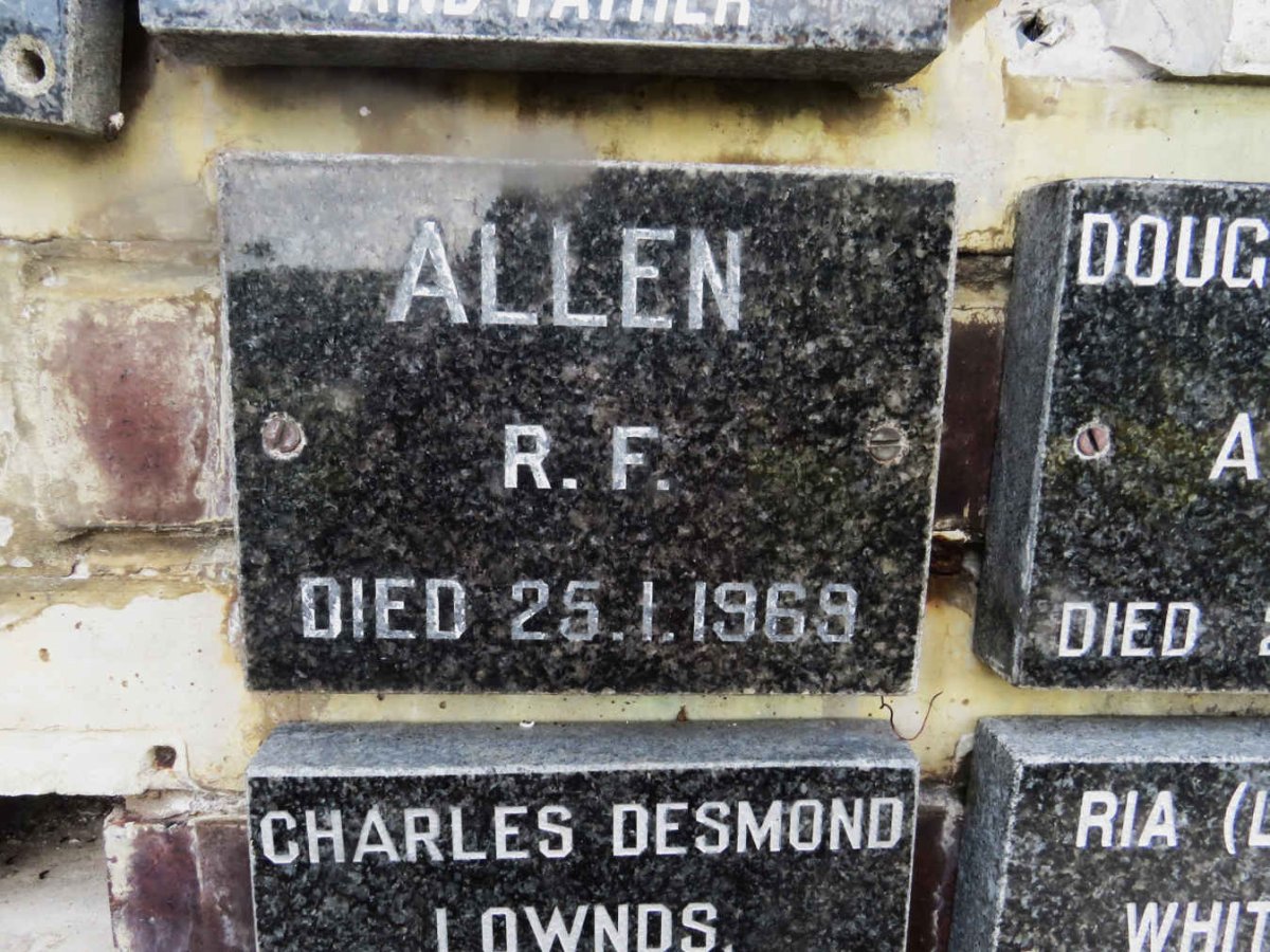 ALLEN R.F. -1969