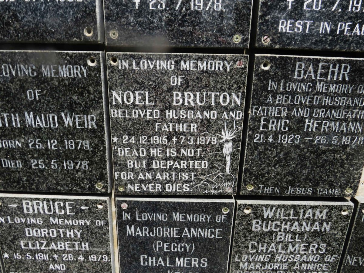 BRUTON Noel 1915-1979