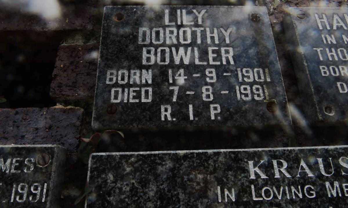 BOWLER Lily Dorothy 1901-1991
